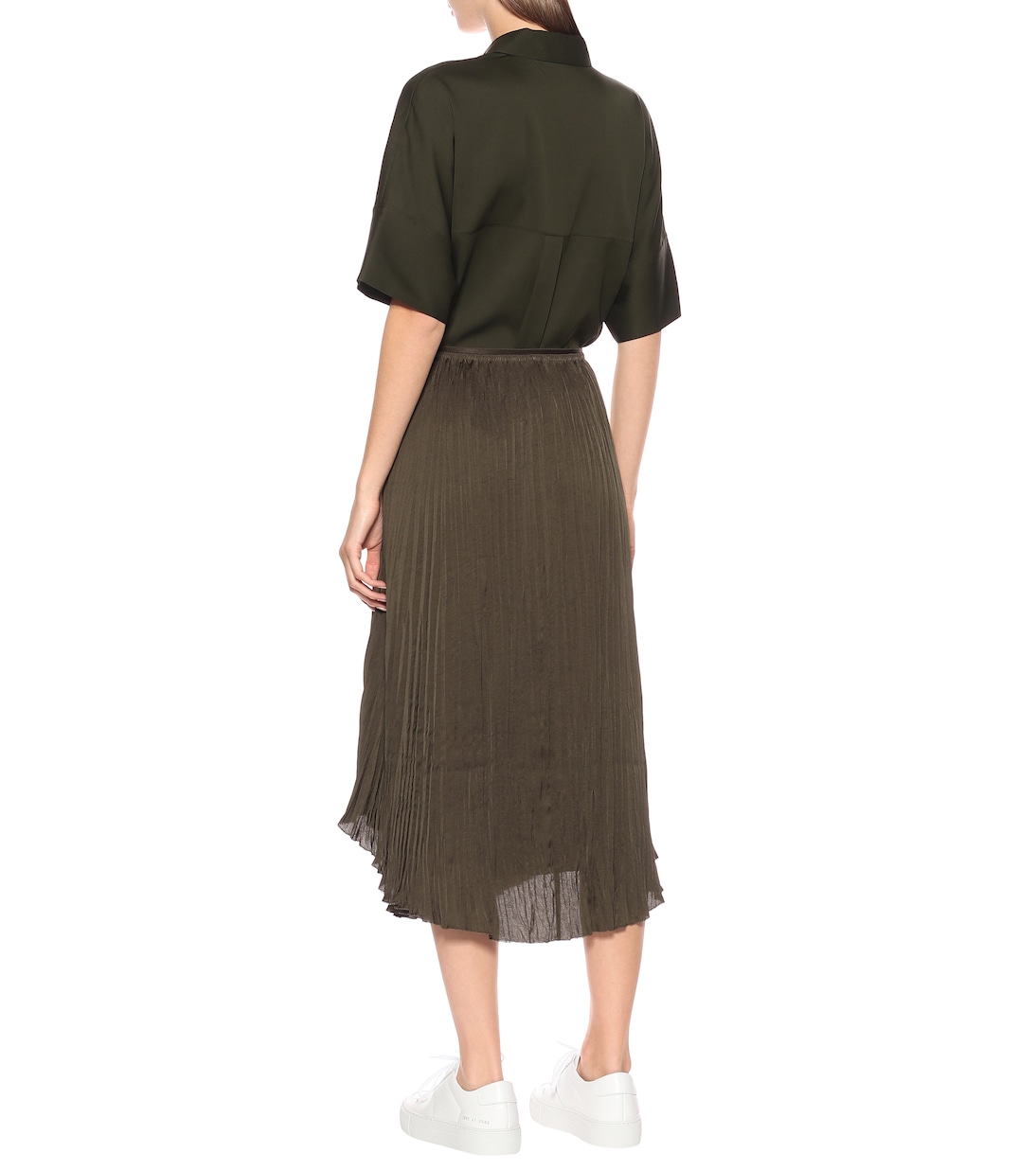 Midirock aus Crêpe | Vince