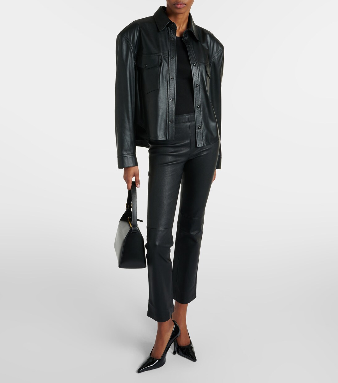 JP Twenty slim leather pants | Stouls