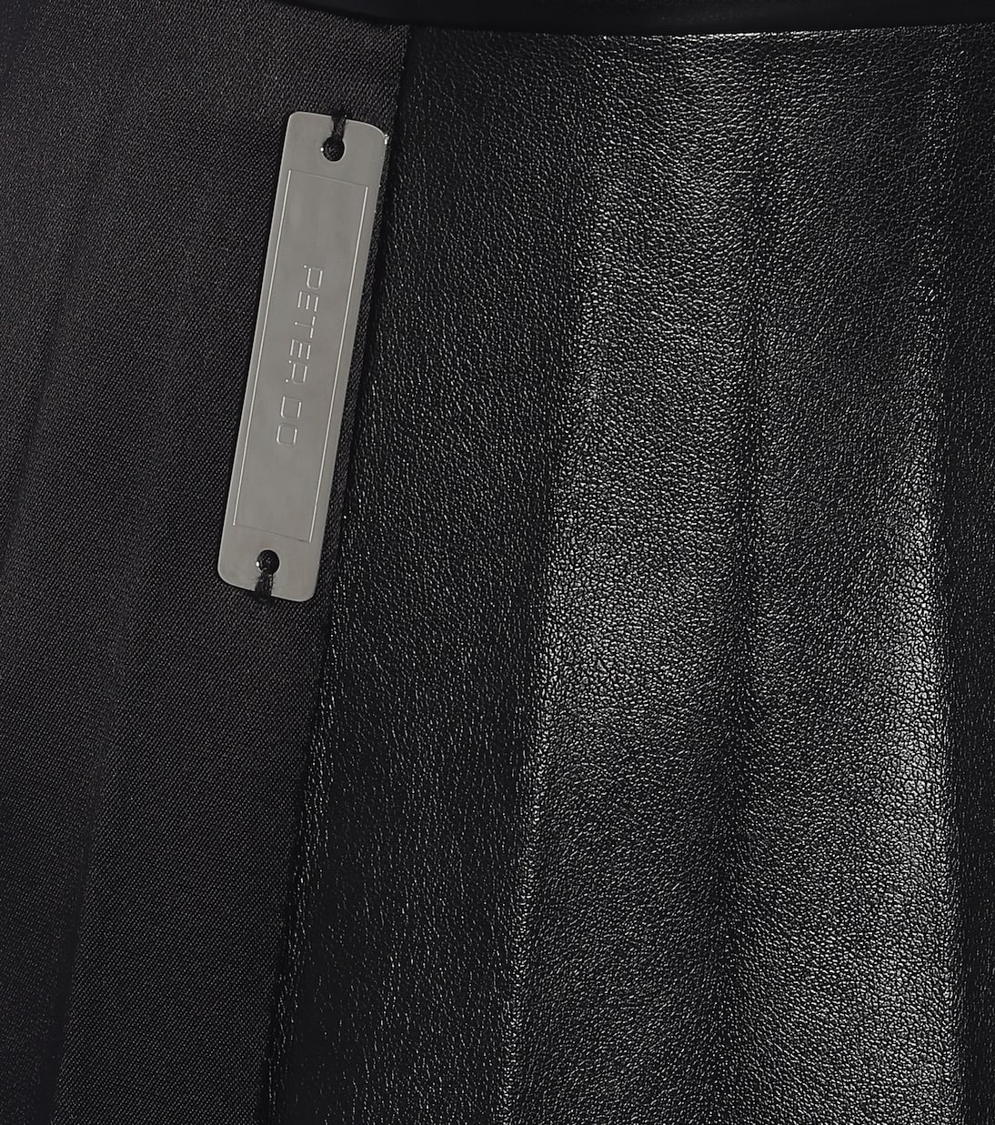 Midirock aus Lederimitat | Peter Do