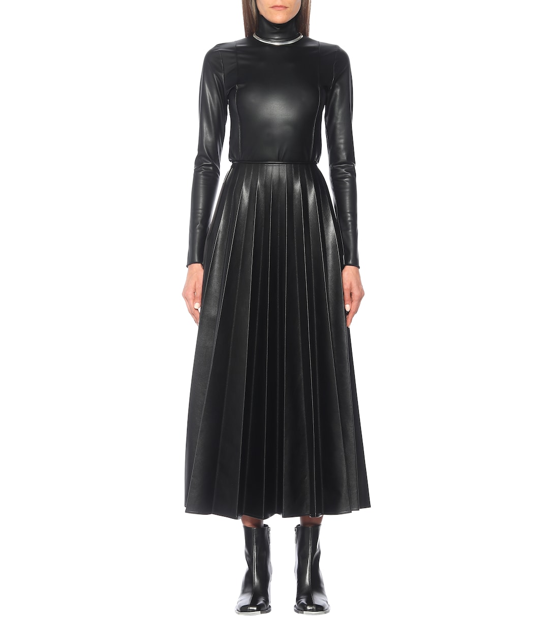 Midirock aus Lederimitat | Peter Do