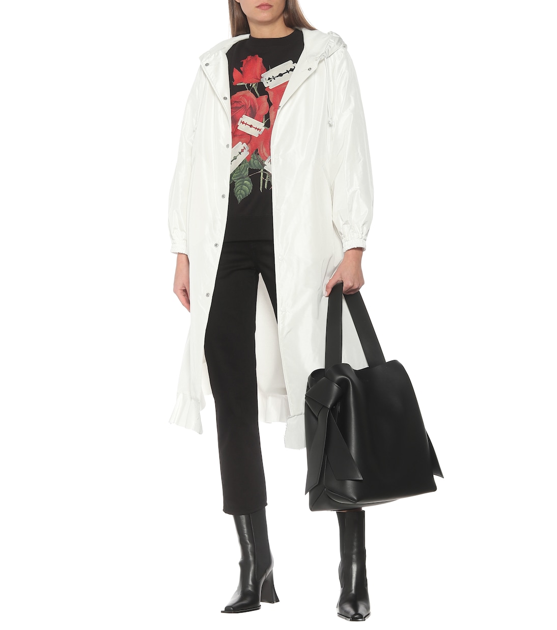 Mantel aus Seidensatin | Undercover