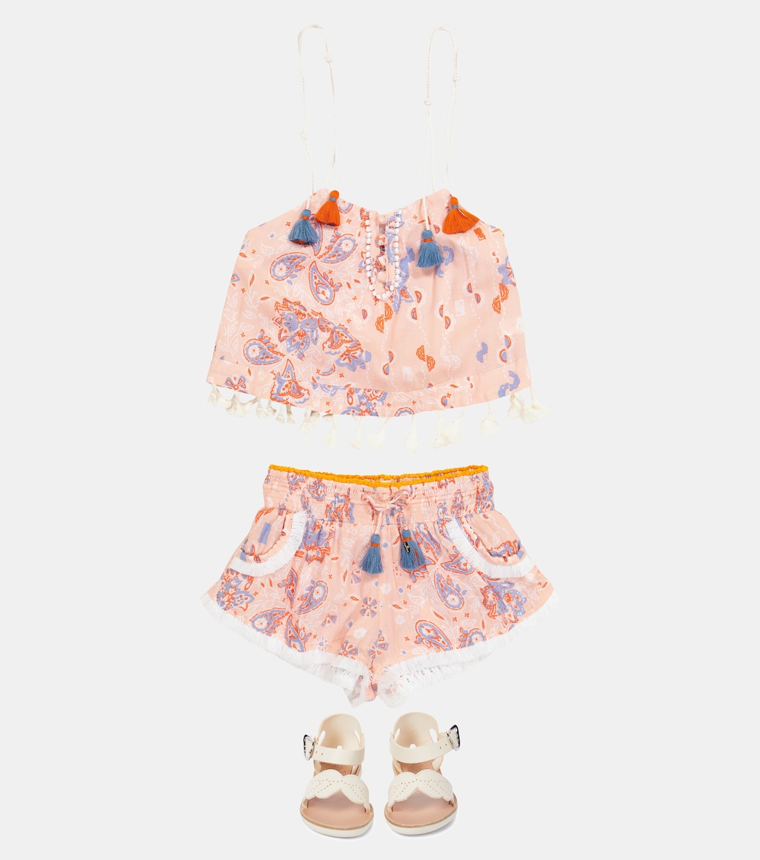 Mara printed tank top | Poupette St Barth Kids