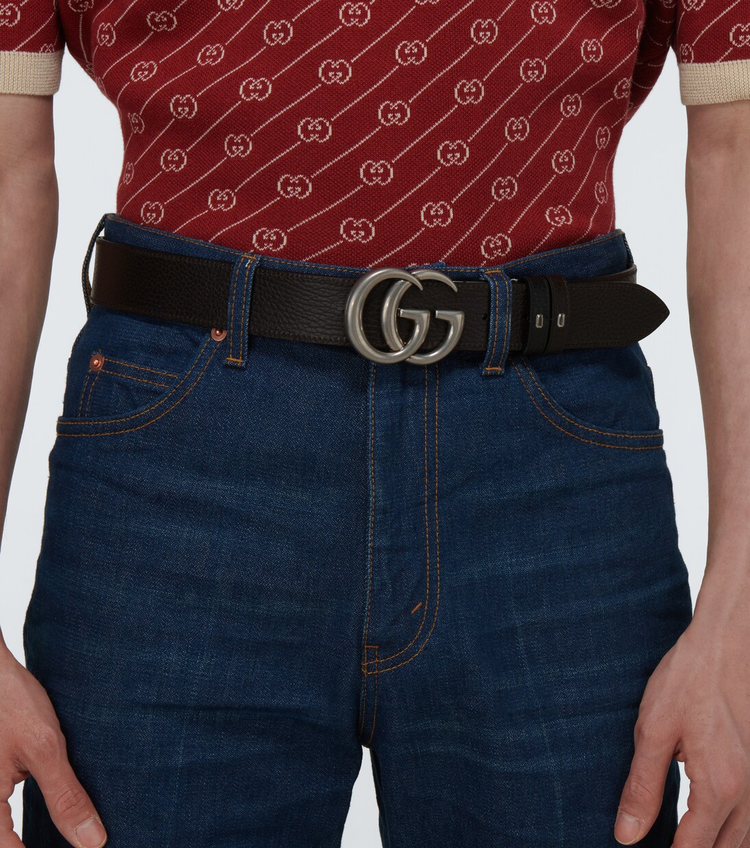 GG Marmont leather belt | Gucci