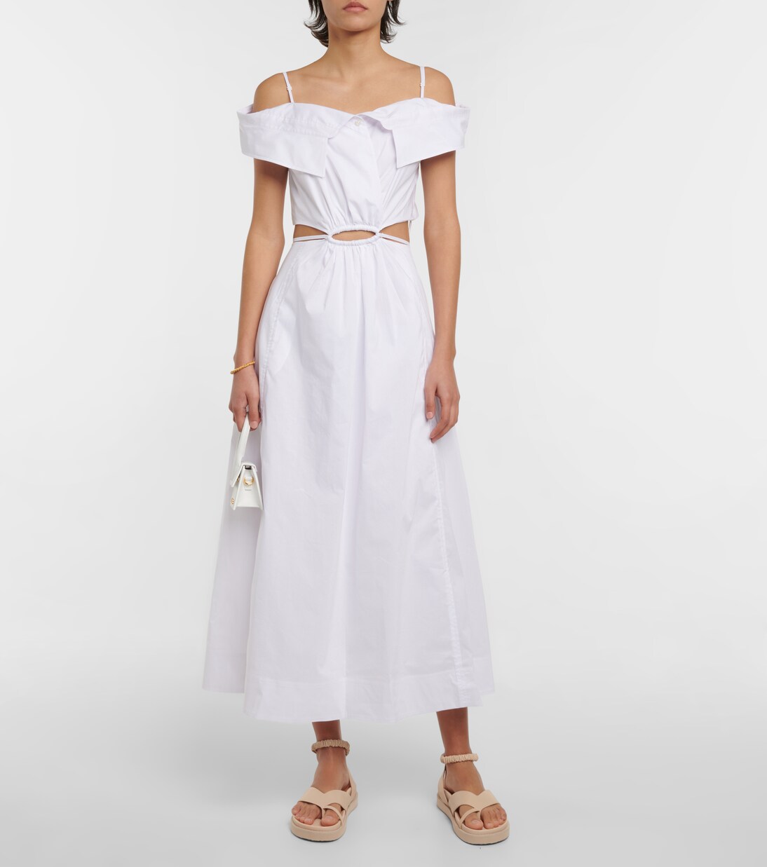 Robe longue Ansley en coton mélangé | Simkhai