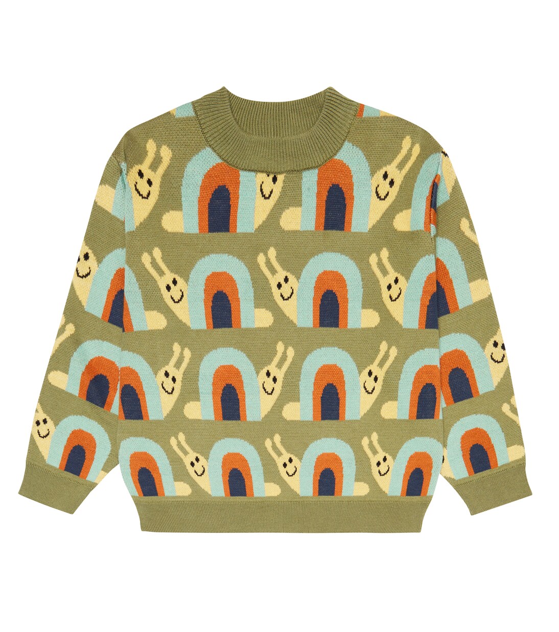 Jacquard cotton sweater | Stella McCartney Kids