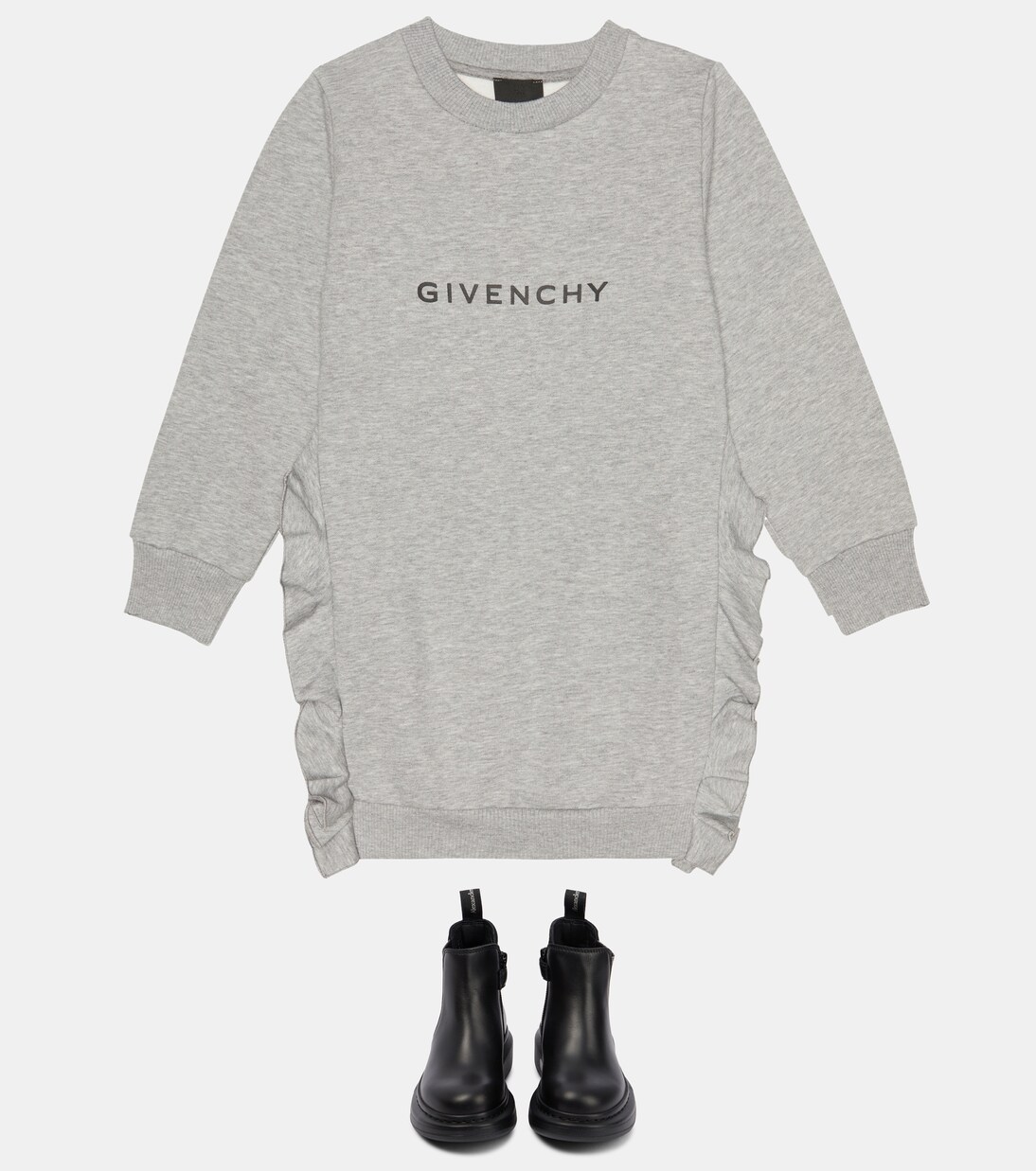 Logo jersey sweatshirt dress | Givenchy Kids