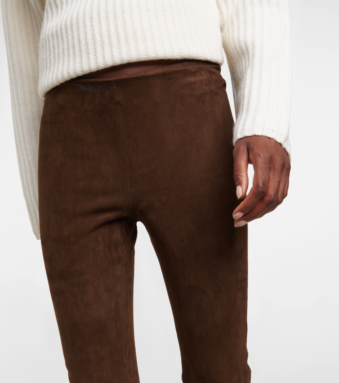 Hose aus Veloursleder | Vince