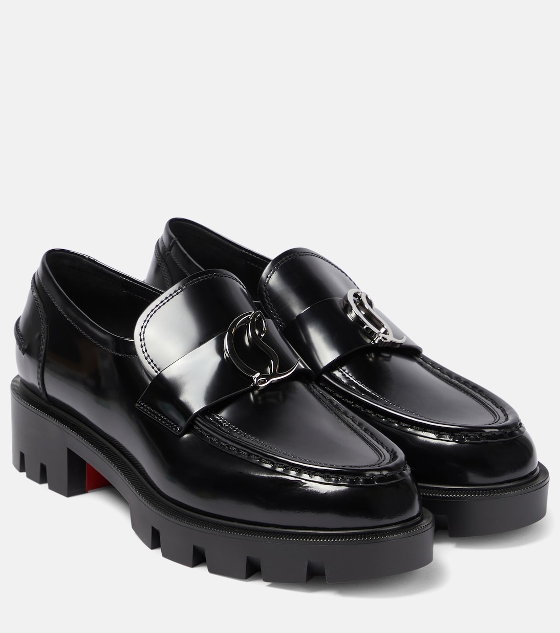 CL Moc Lug leather loafers | Christian Louboutin