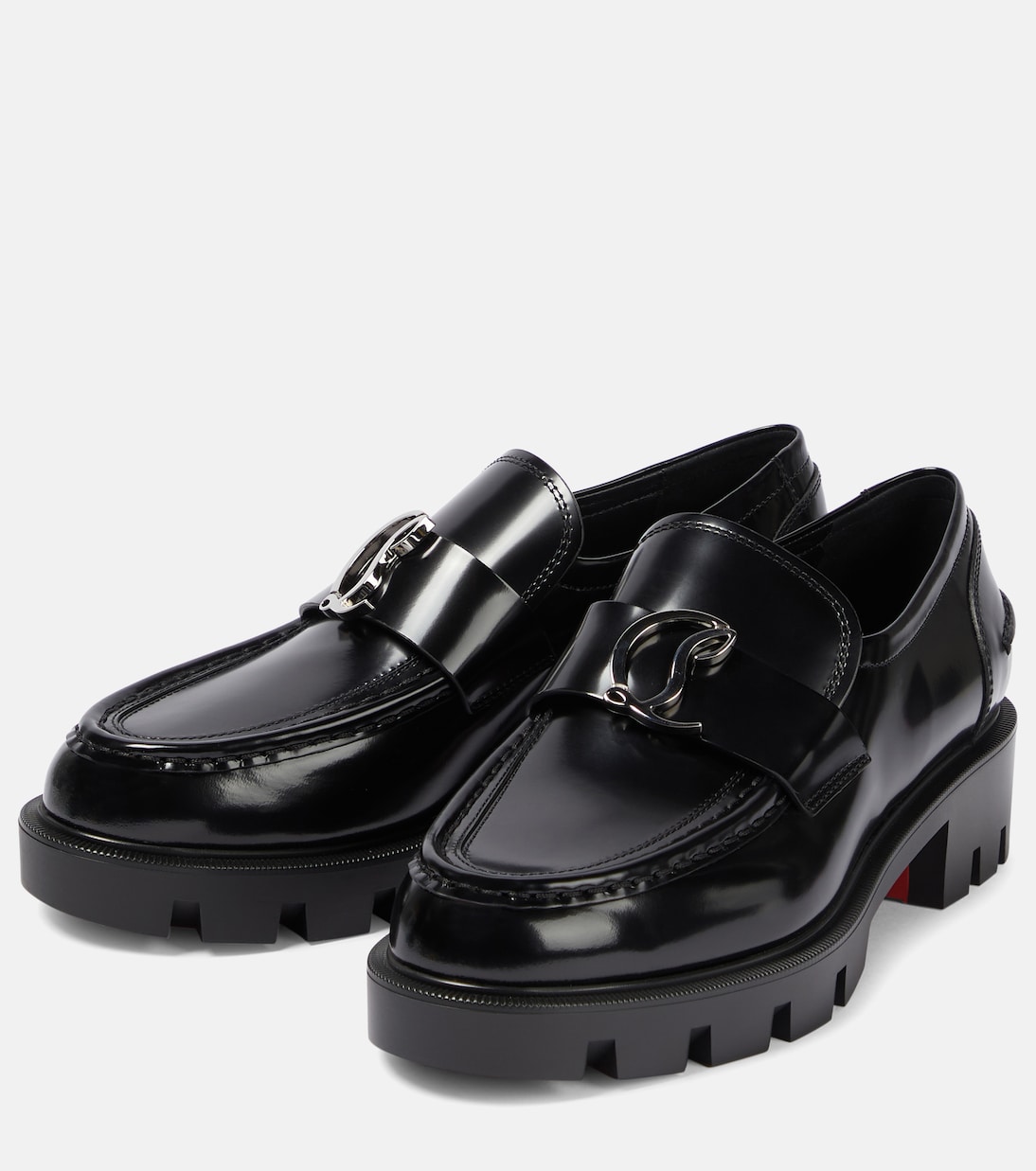 CL Moc Lug leather loafers | Christian Louboutin
