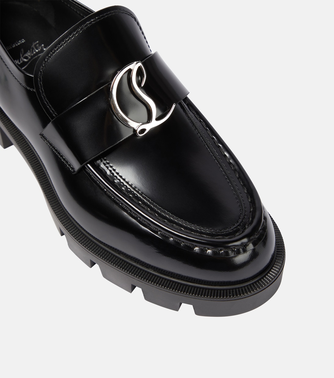 CL Moc Lug leather loafers | Christian Louboutin