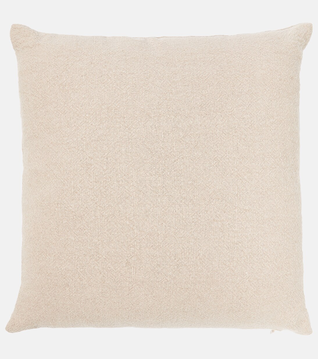 Bead-embellished linen cushion | Brunello Cucinelli