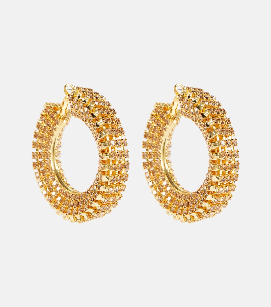 Crystal-embellished hoop earrings | Magda Butrym