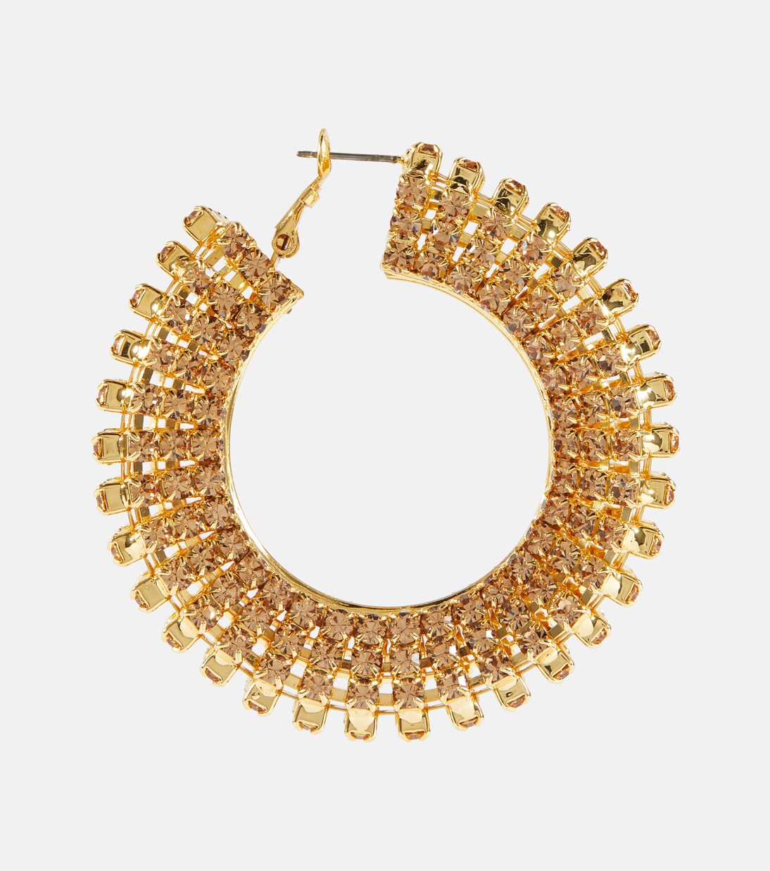 Crystal-embellished hoop earrings | Magda Butrym