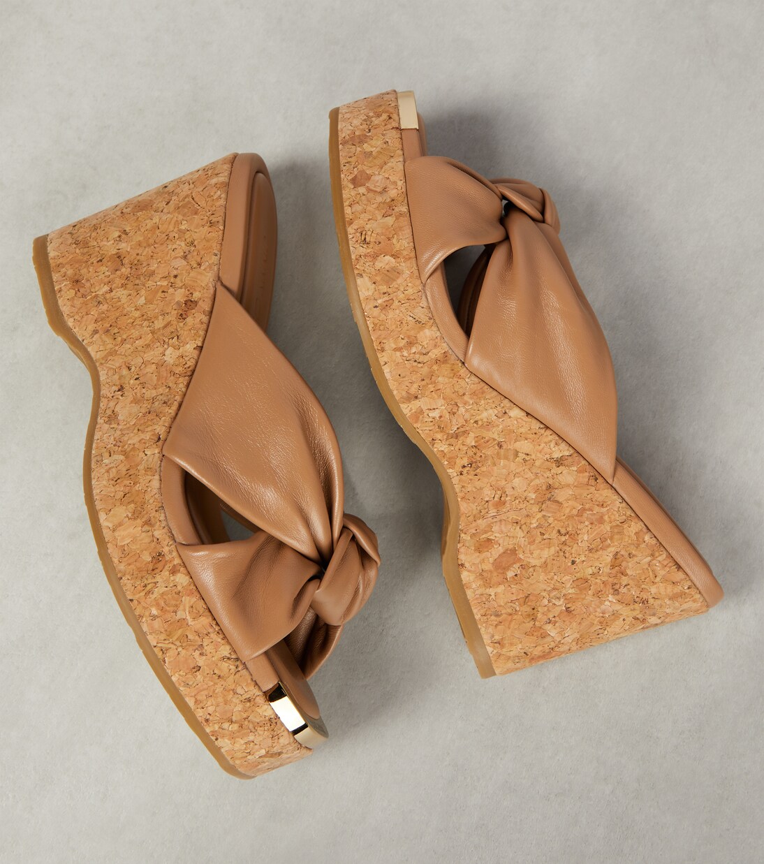 Avenue leather wedge sandals | Jimmy Choo