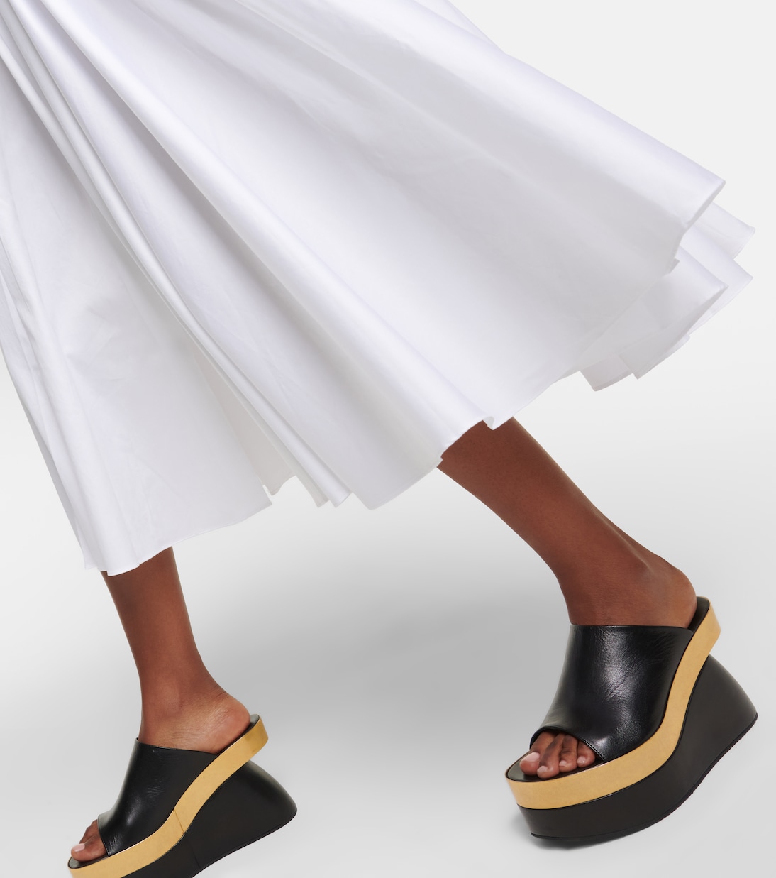 Robe chemise en coton | Norma Kamali