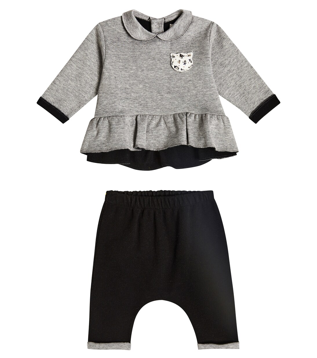 Baby - Set di top e leggings in cotone | Il Gufo