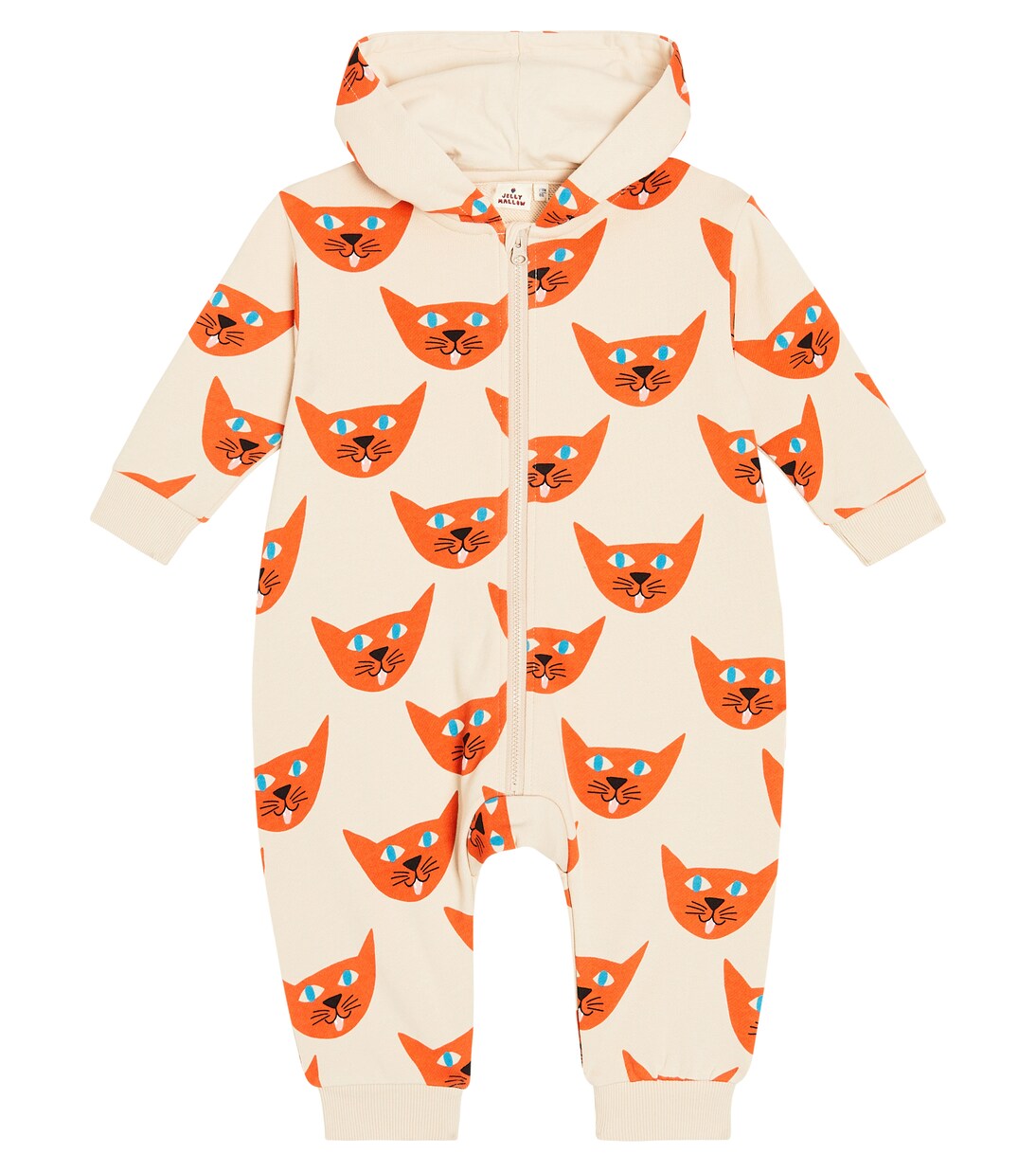 Baby printed cotton onesie | Jellymallow