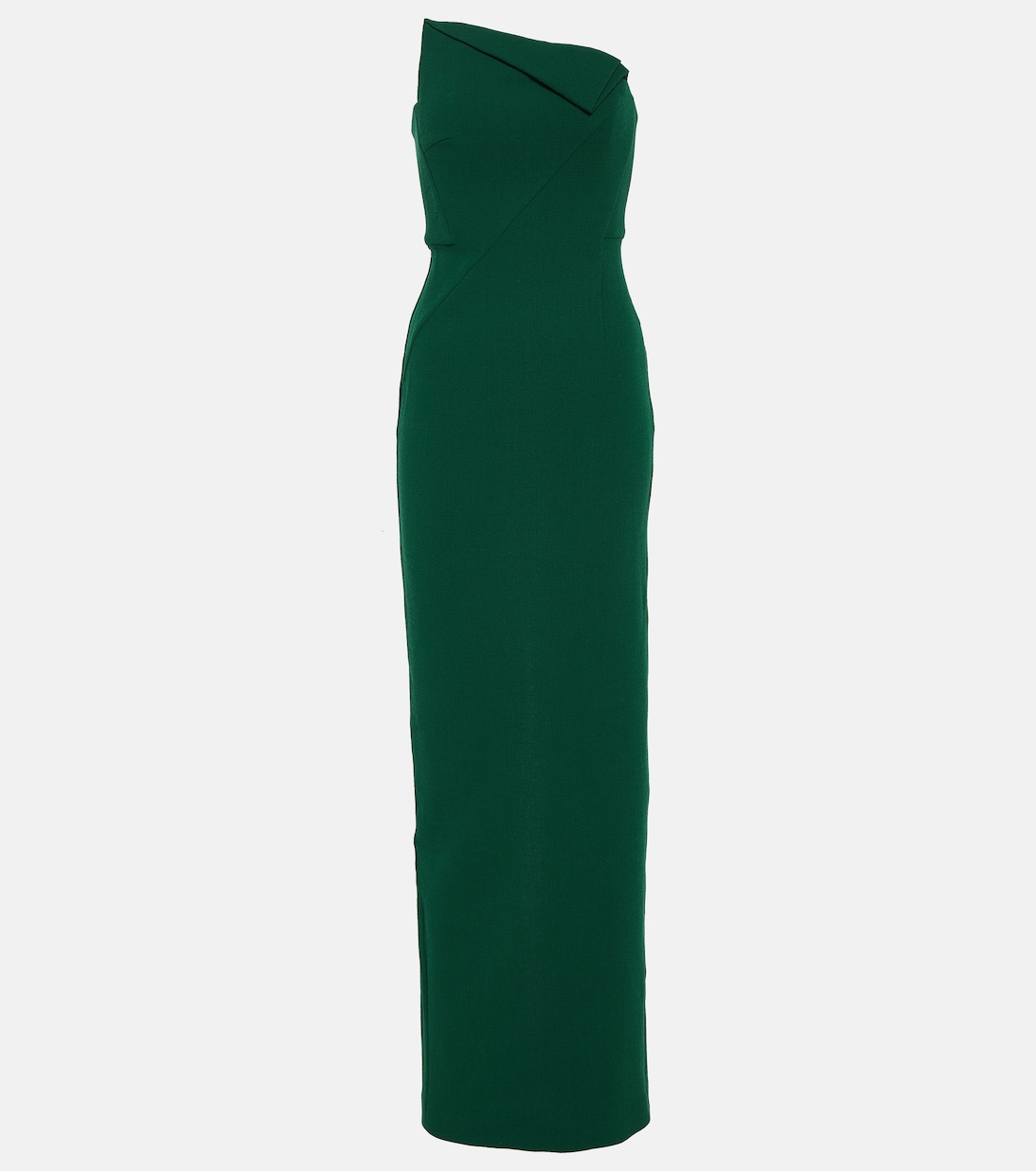 Bustier-Robe Origami aus Wolle | Roland Mouret
