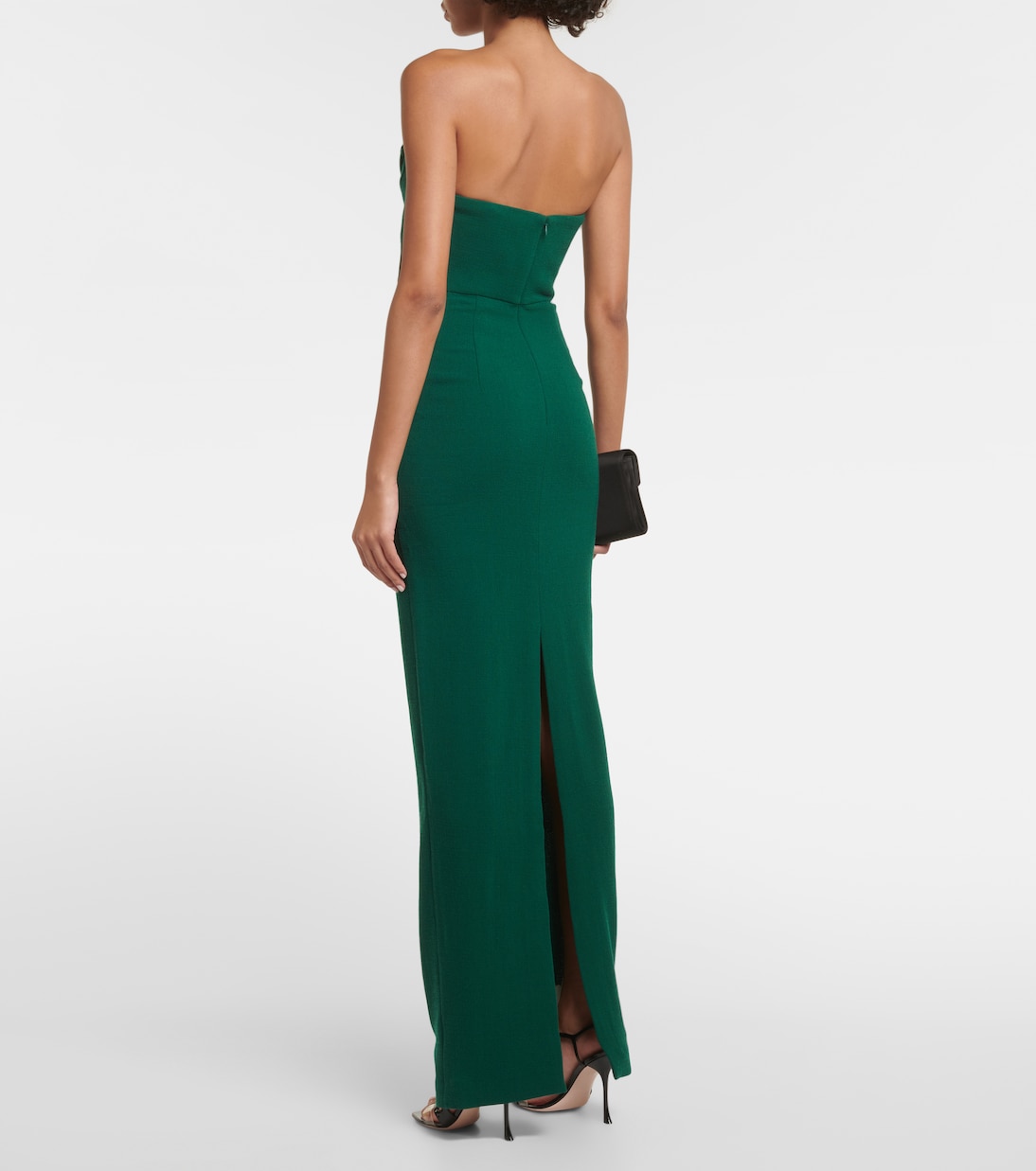 Bustier-Robe Origami aus Wolle | Roland Mouret