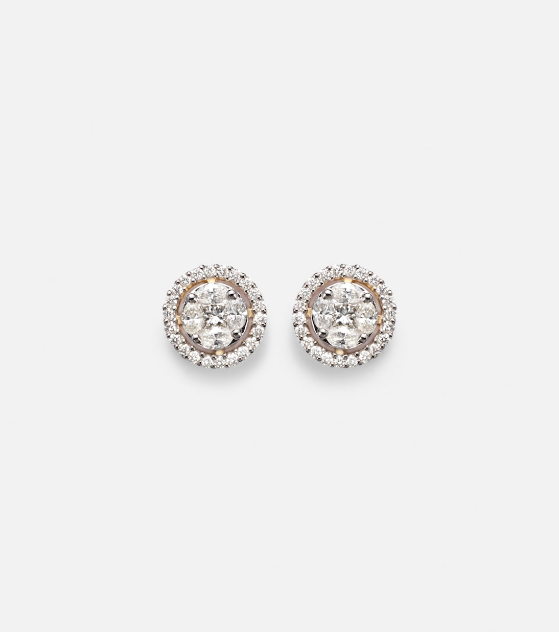 Ohrringe aus 10kt Gelbgold mit Diamanten | Stone and Strand