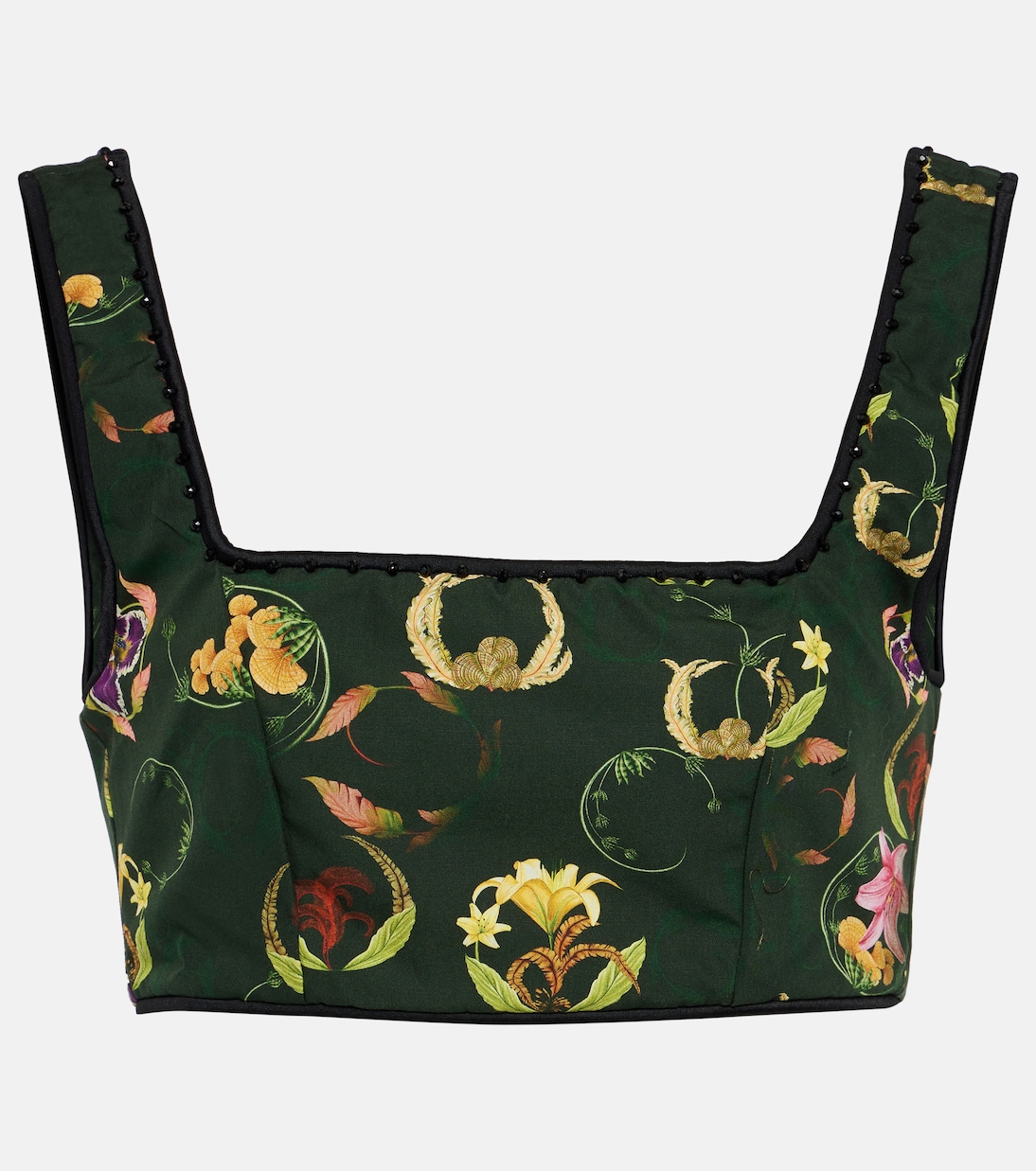 Besticktes Cropped-Top Amanda Marina | Agua by Agua Bendita