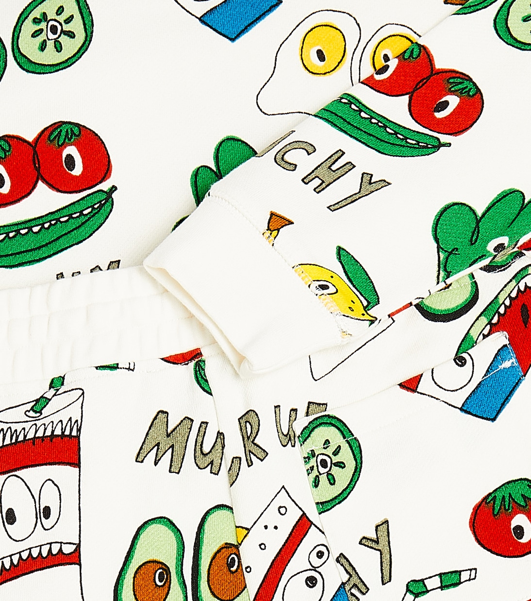 Printed cotton fleece tracksuit | Stella McCartney Kids