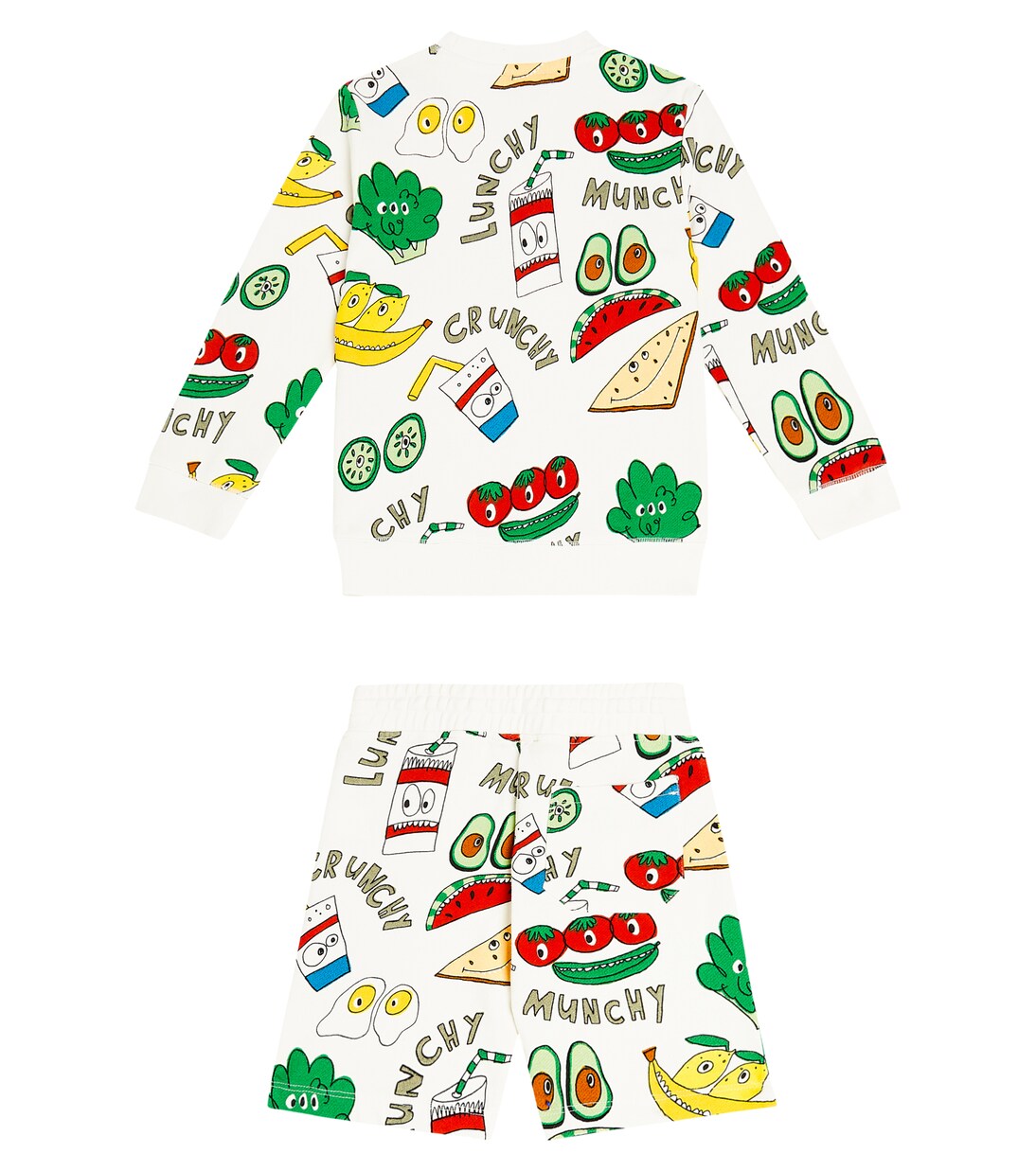 Printed cotton fleece tracksuit | Stella McCartney Kids