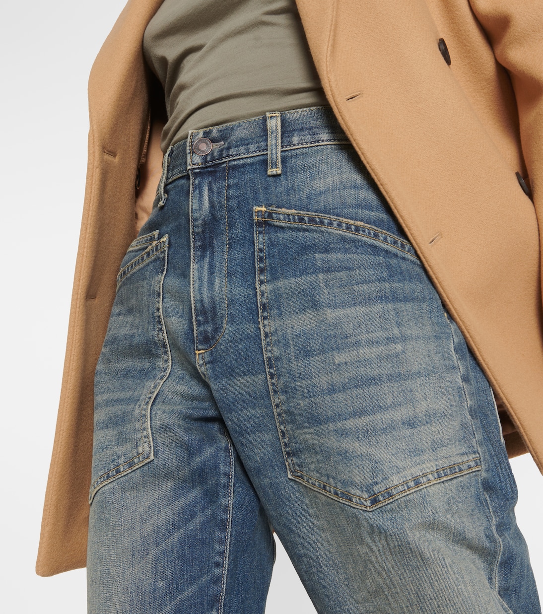 Jean ample Shon à taille haute | Nili Lotan