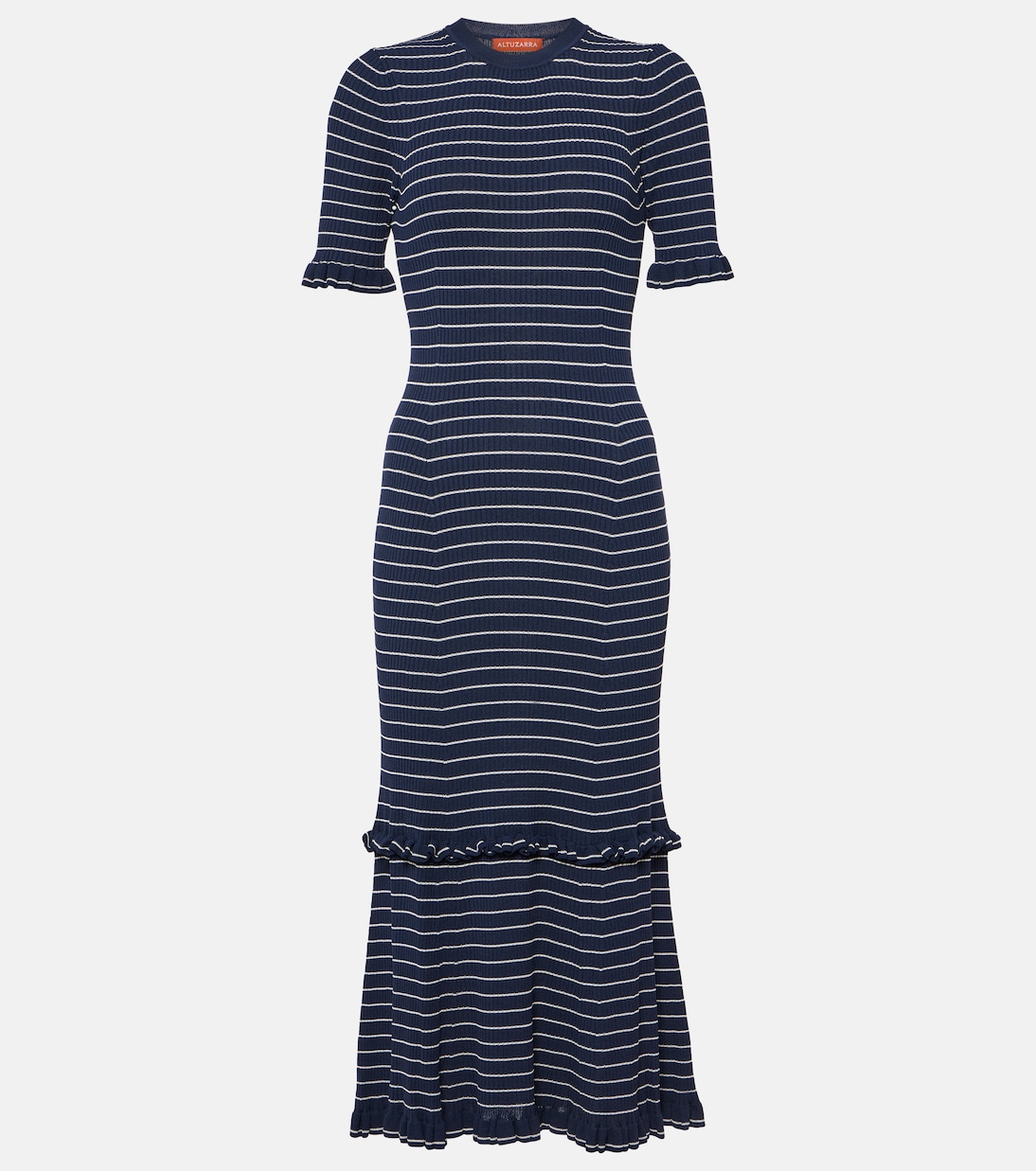 Robe longue Delpini rayée | Altuzarra