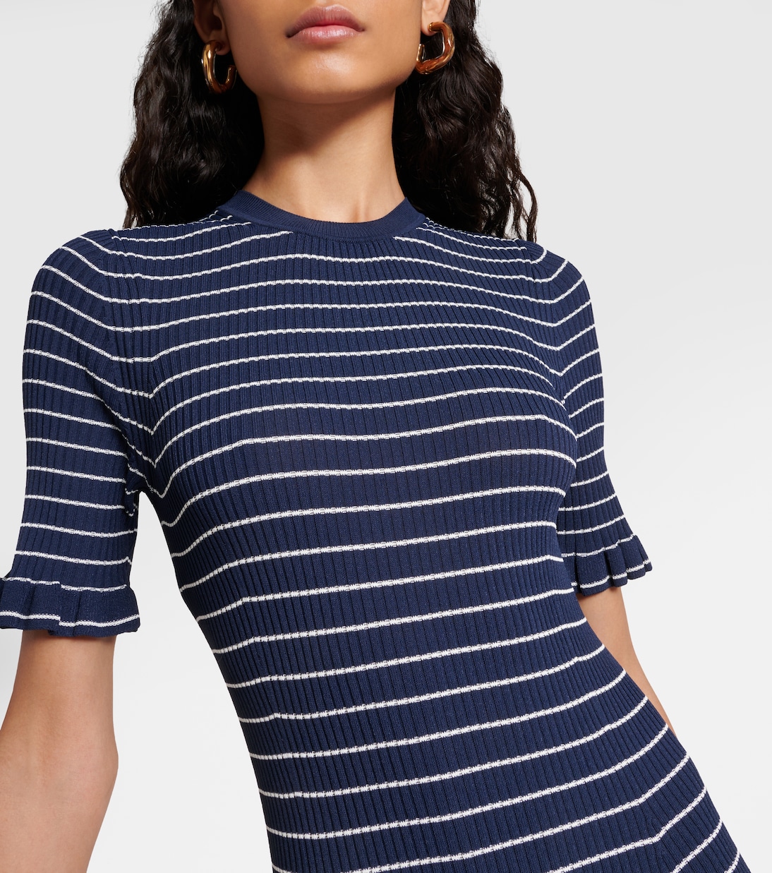 Robe longue Delpini rayée | Altuzarra