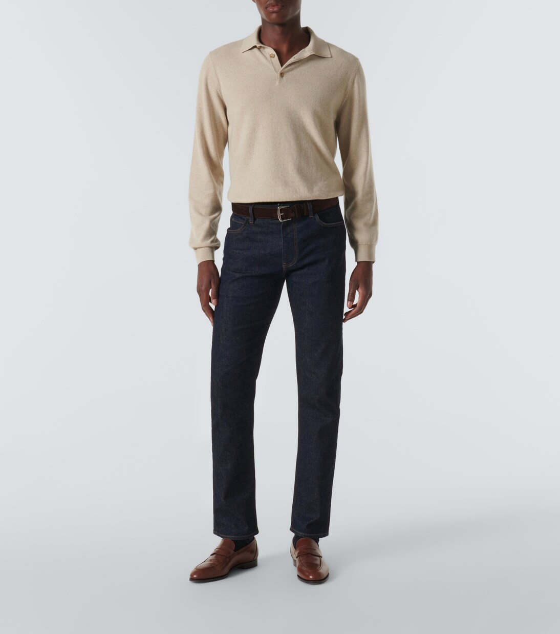 Quarona mid-rise slim jeans | Loro Piana