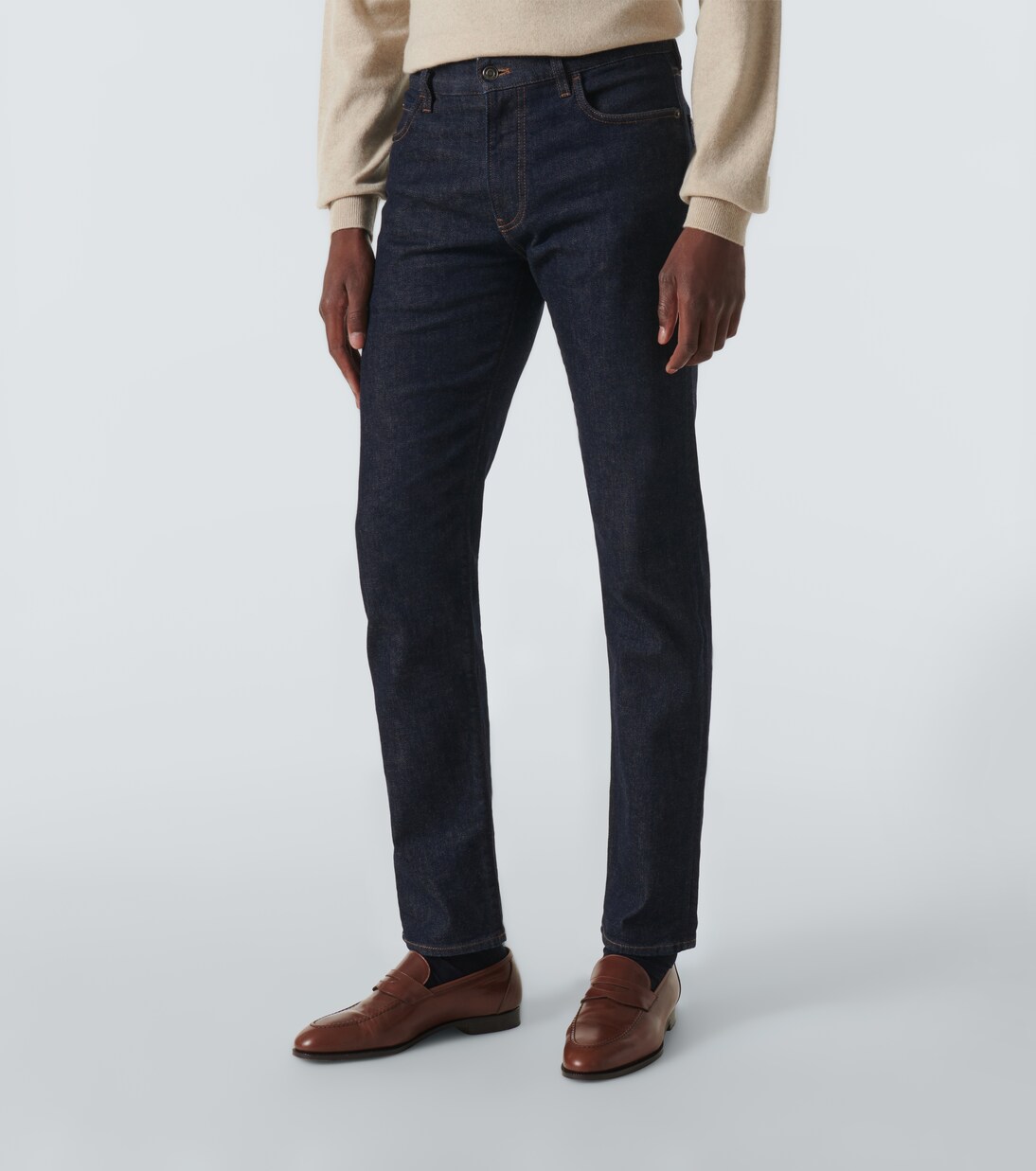 Quarona mid-rise slim jeans | Loro Piana