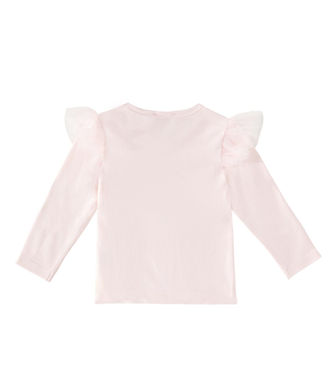 Baby Natalia tulle-trimmed cotton jersey top | Tutu Du Monde