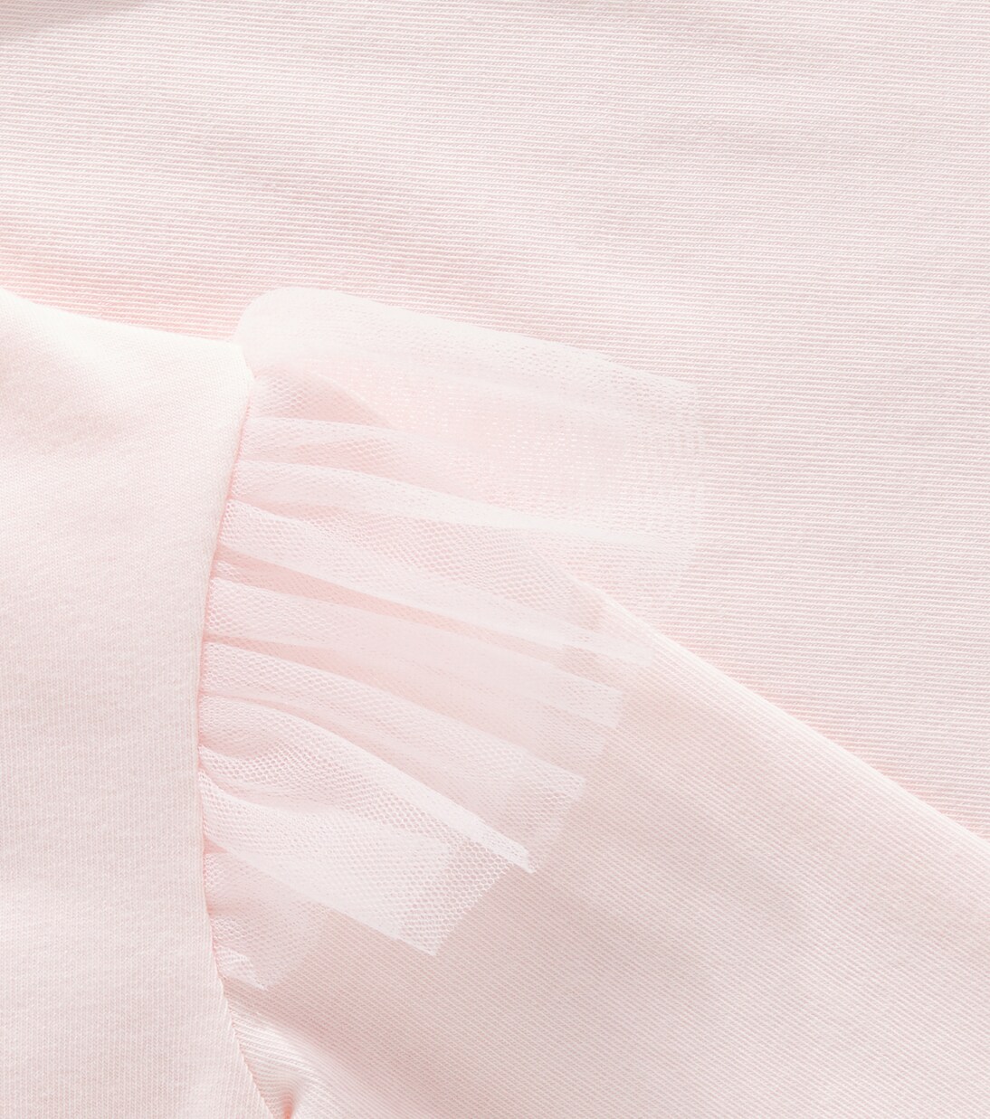 Baby Natalia tulle-trimmed cotton jersey top | Tutu Du Monde