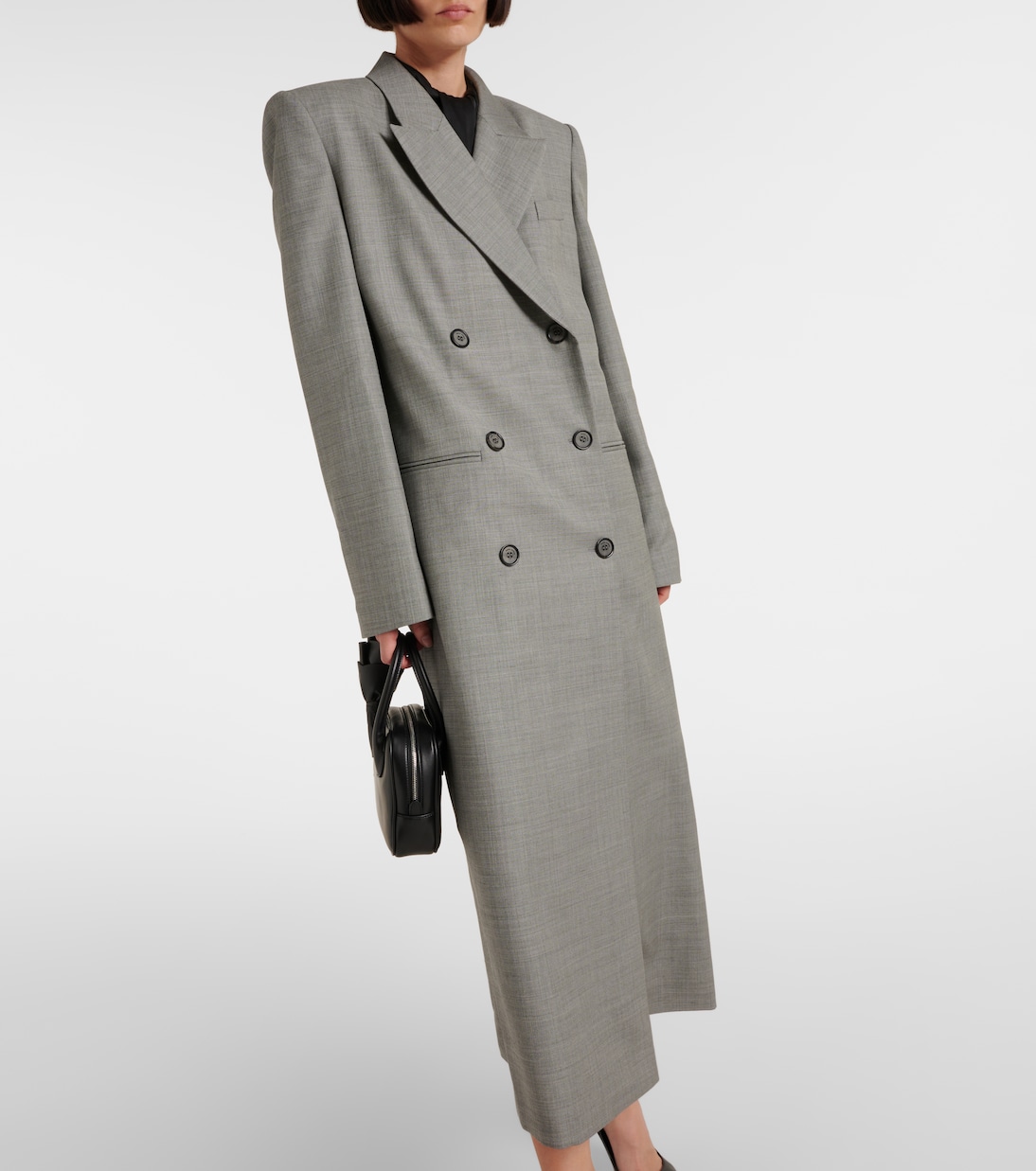 Double-breasted wool coat | Magda Butrym