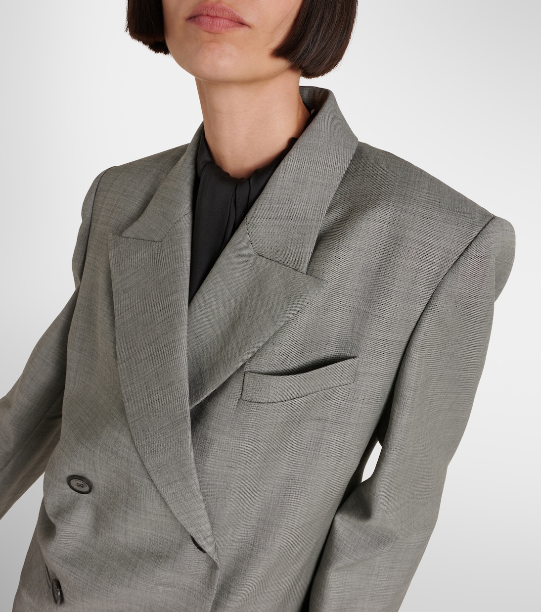 Double-breasted wool coat | Magda Butrym