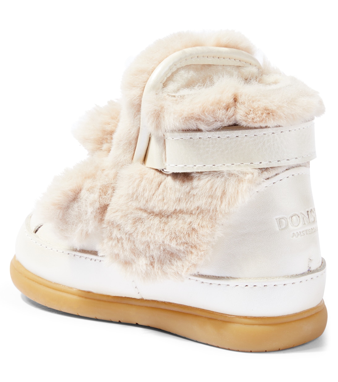 Bebé - botines Dubu de piel con pelo sintético | Donsje