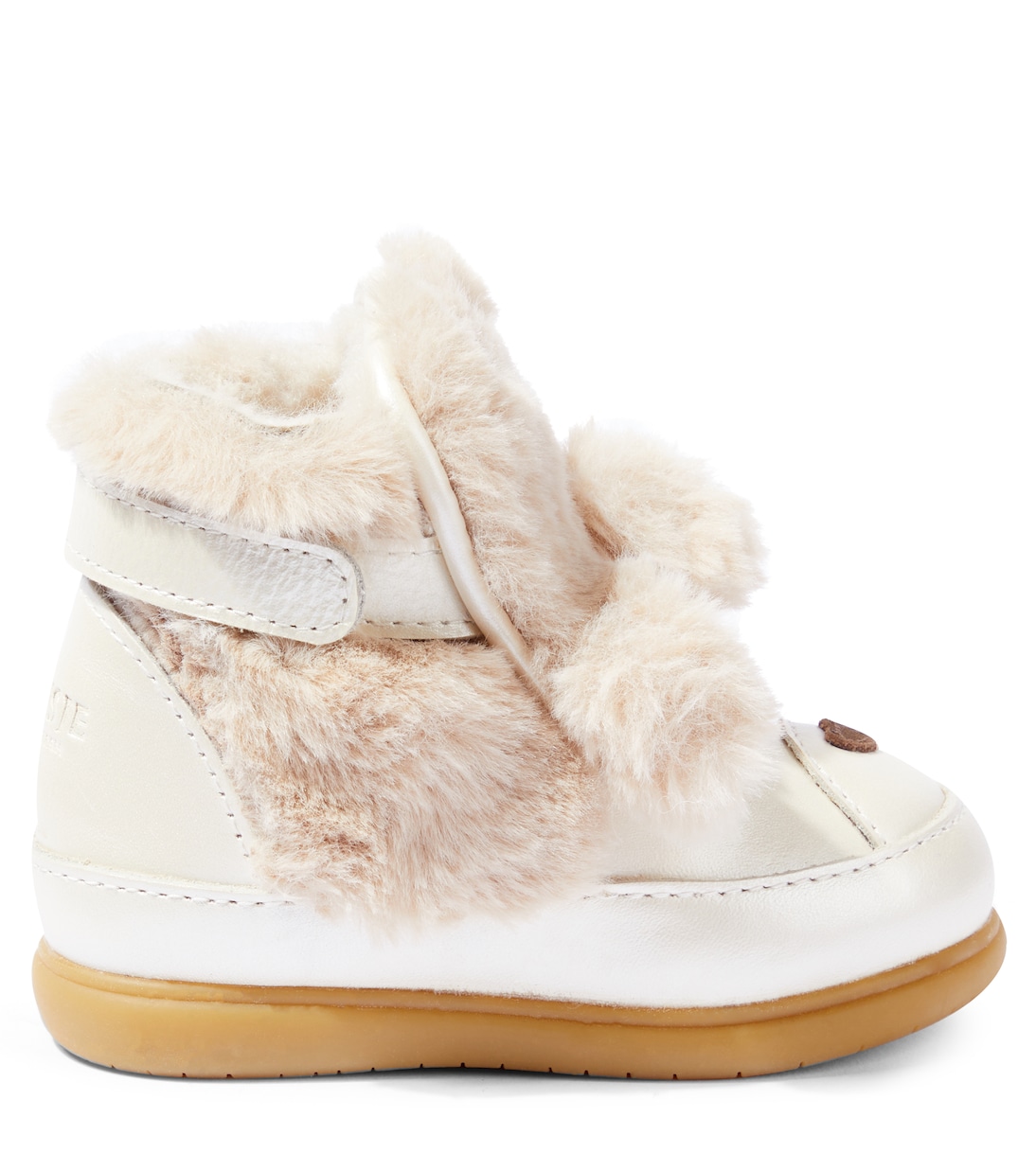 Bebé - botines Dubu de piel con pelo sintético | Donsje