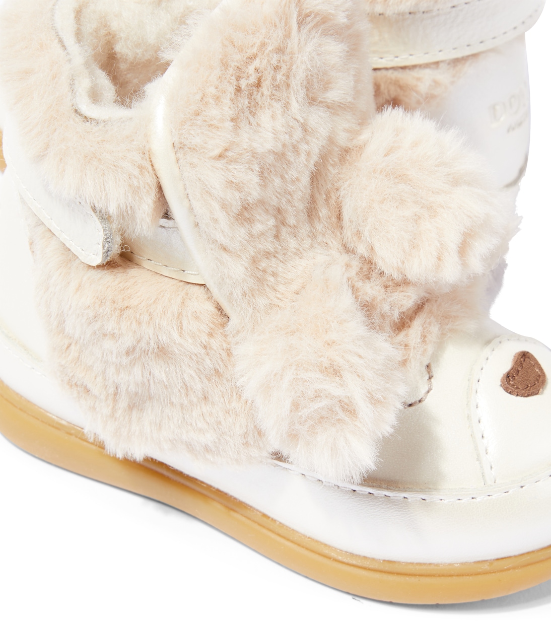 Bebé - botines Dubu de piel con pelo sintético | Donsje