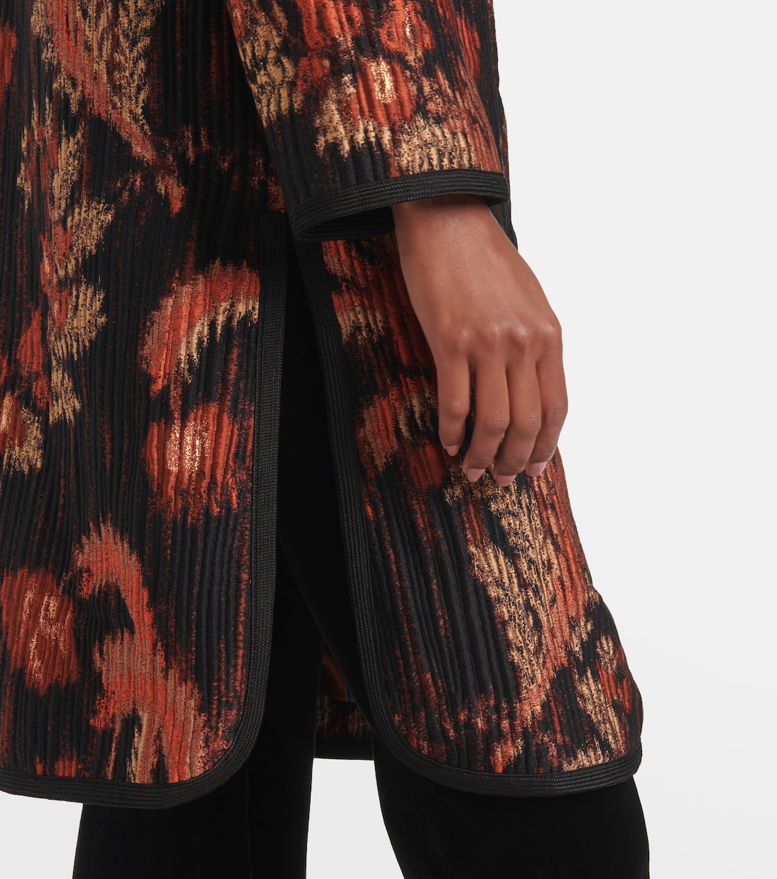 Abrigo en jacquard floral | Etro