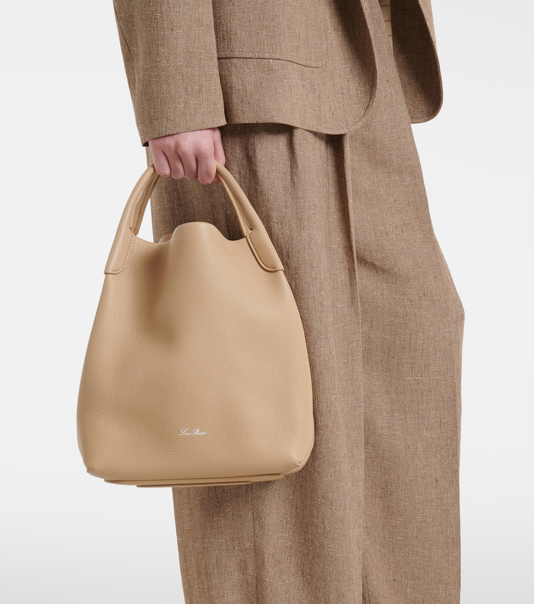 Bale Large leather shoulder bag | Loro Piana