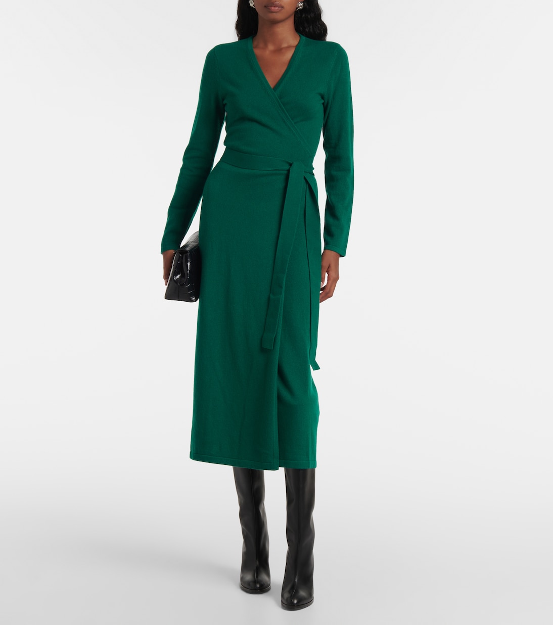 Wickelkleid Astrid aus Wolle und Kaschmir | Diane von Furstenberg