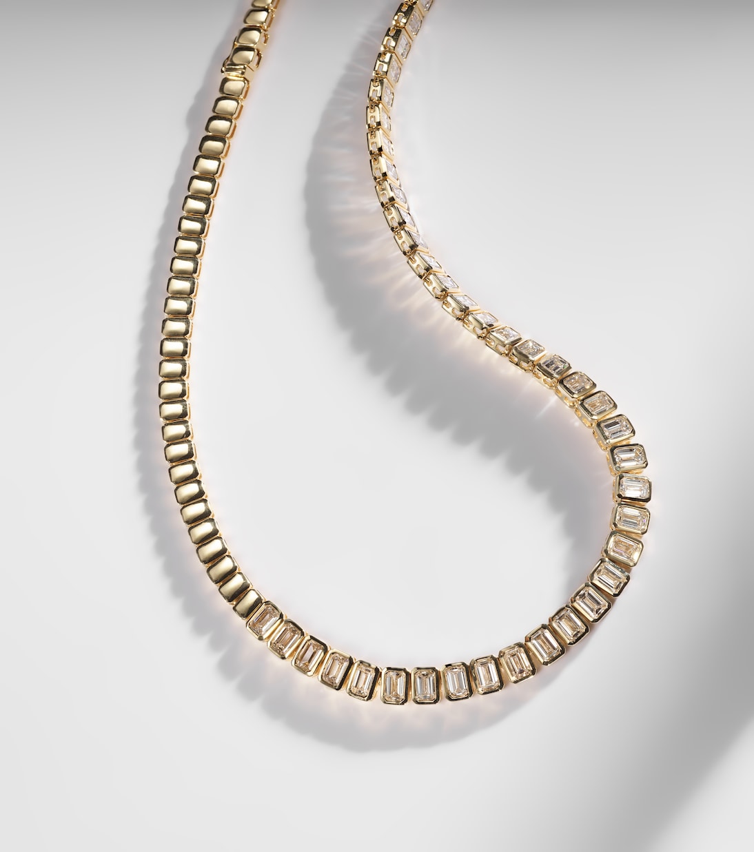Choker Large in oro 18kt con diamanti | Anita Ko