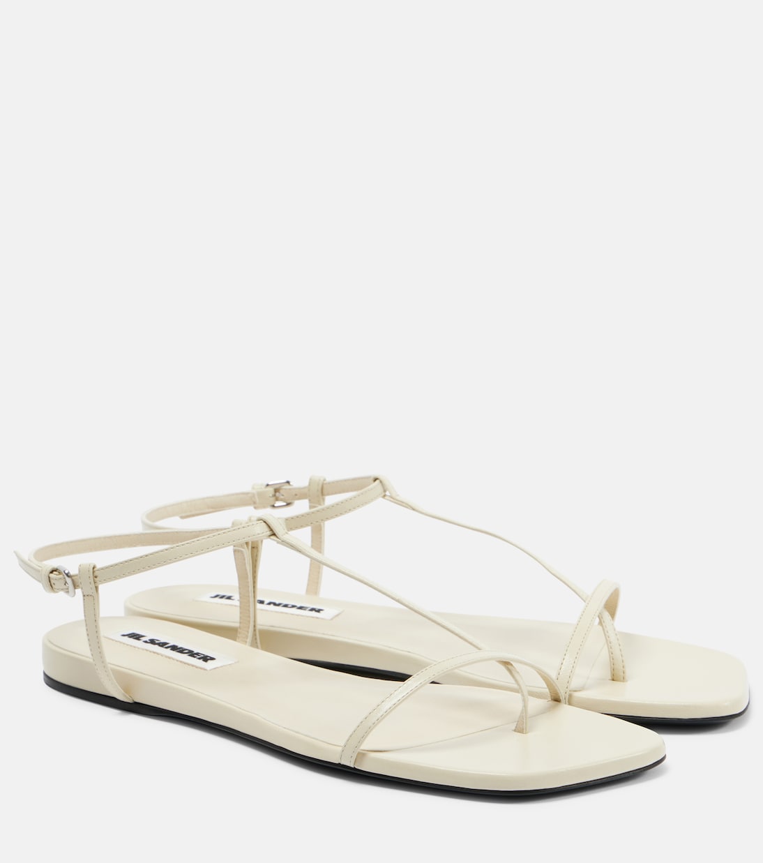 Leather thong sandals | Jil Sander