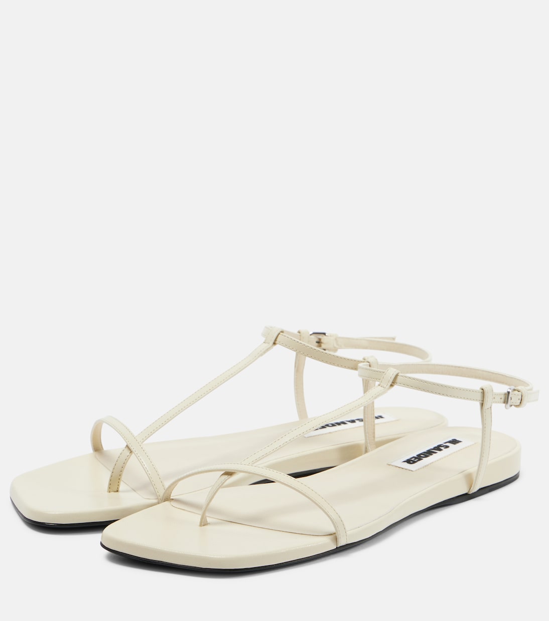 Leather thong sandals | Jil Sander