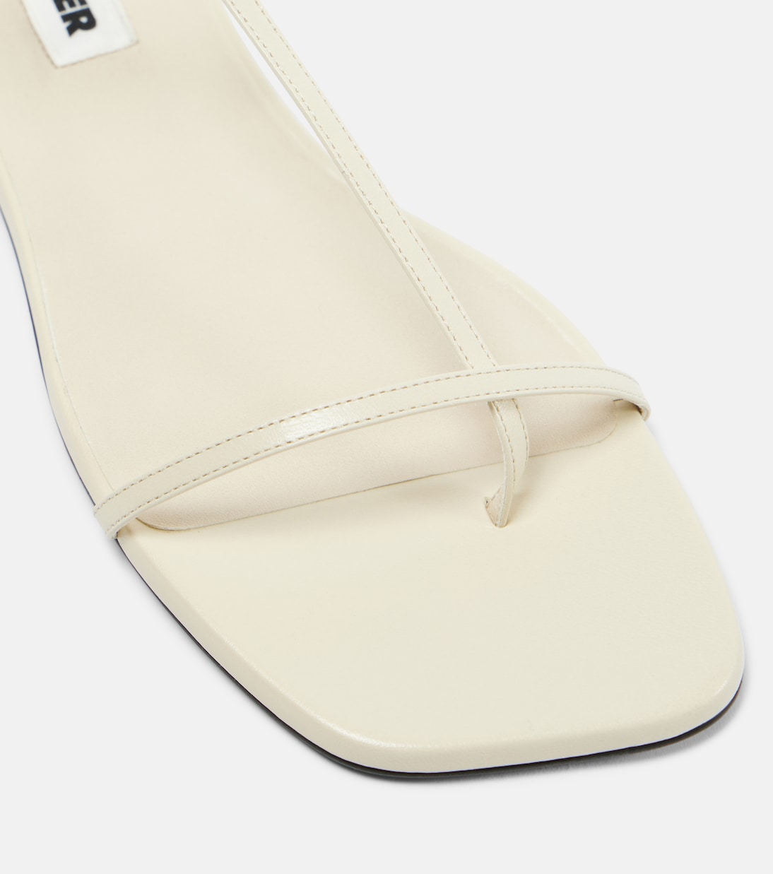 Leather thong sandals | Jil Sander