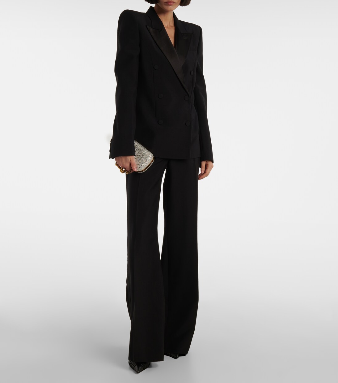 Skull Knuckle embellished clutch | McQueen