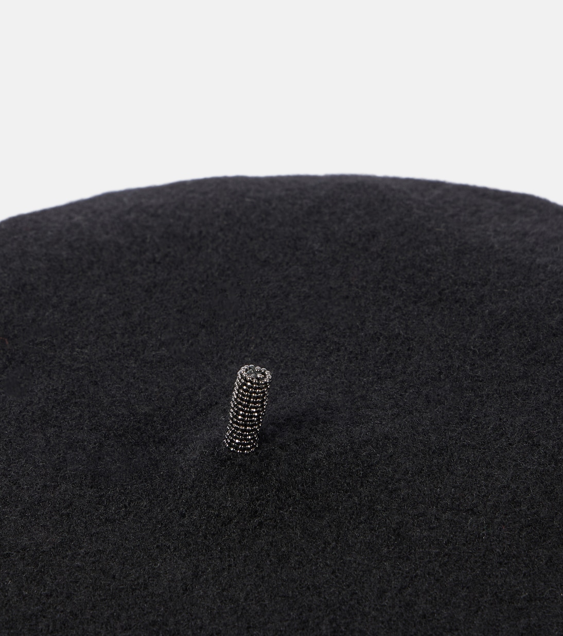 Monili Beads wool beret | Brunello Cucinelli