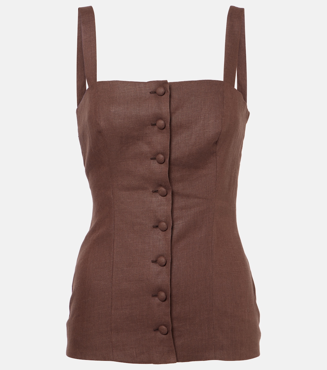 Corbiere linen vest | Faithfull