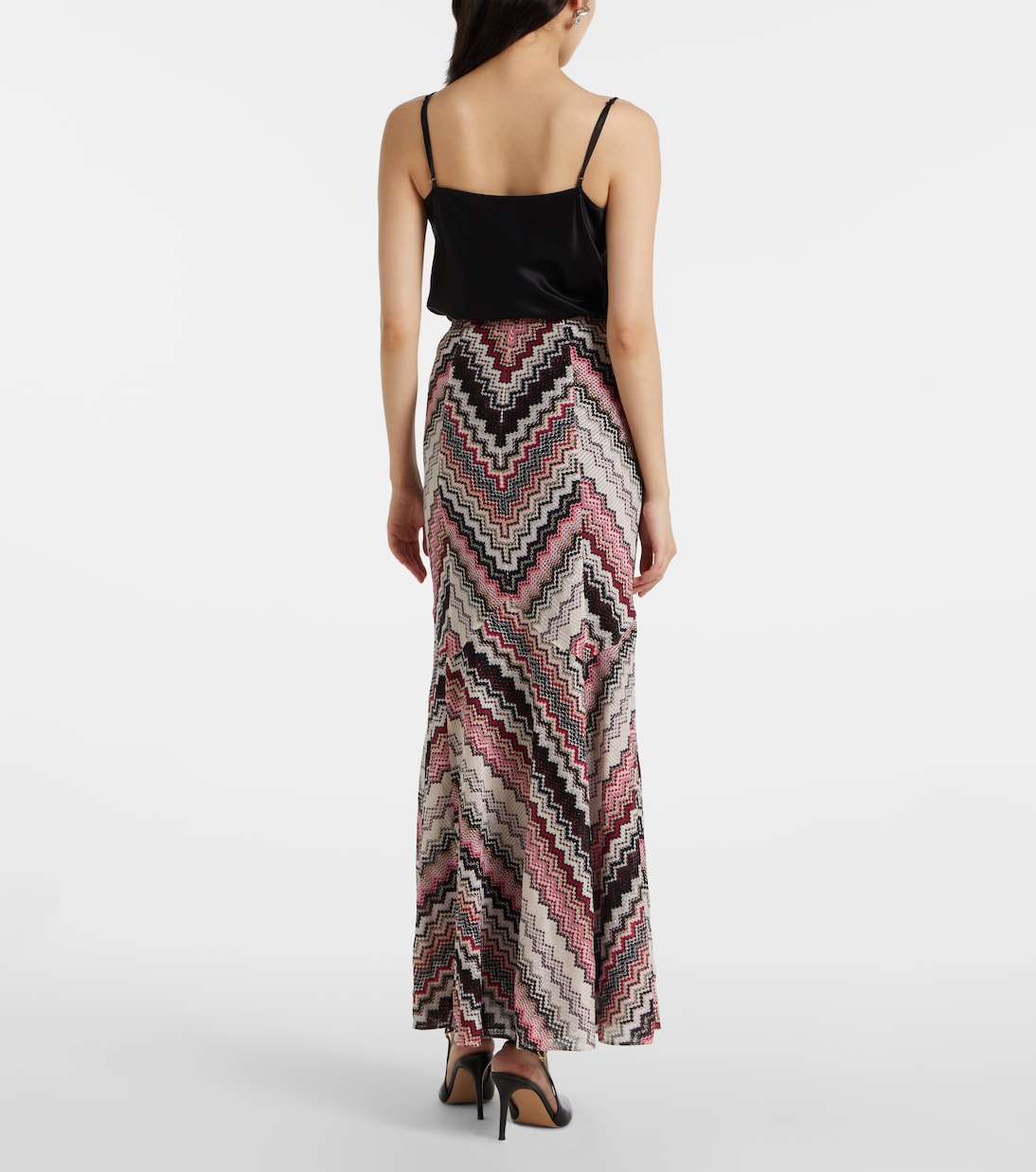 Knitted lamé maxi skirt | Missoni